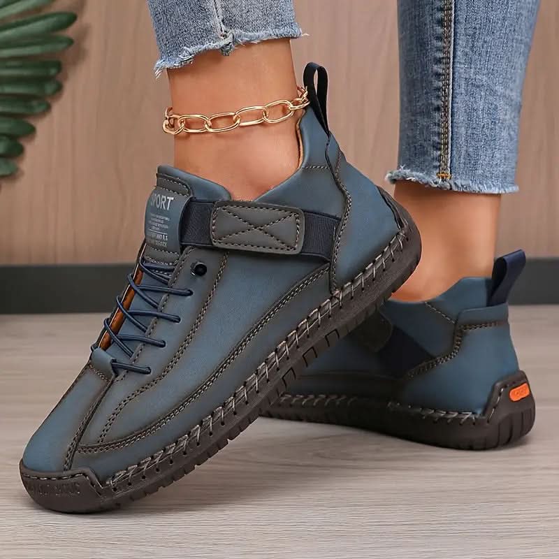 Jocelyn | Lace-Up Sneakers with Elastic Strap