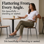 Gretchen | High-Waisted Ankle Pants with Side Pockets
