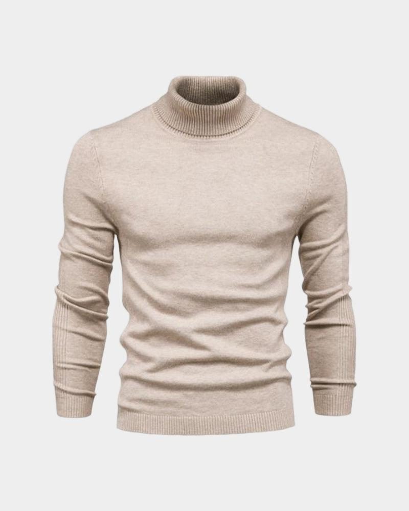 Jackson | Turtleneck Sweater with Ribbed Cuffs