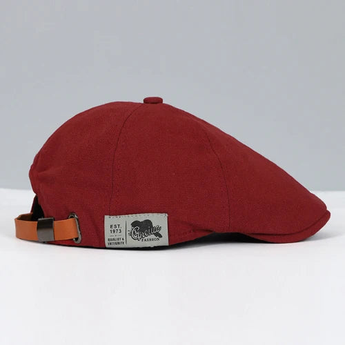 Dylan | Flat Cap with Visor and Adjustable Strap