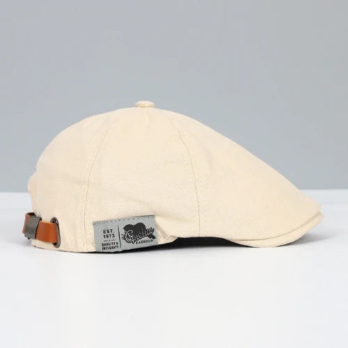 Dylan | Flat Cap with Visor and Adjustable Strap
