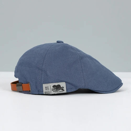 Dylan | Flat Cap with Visor and Adjustable Strap