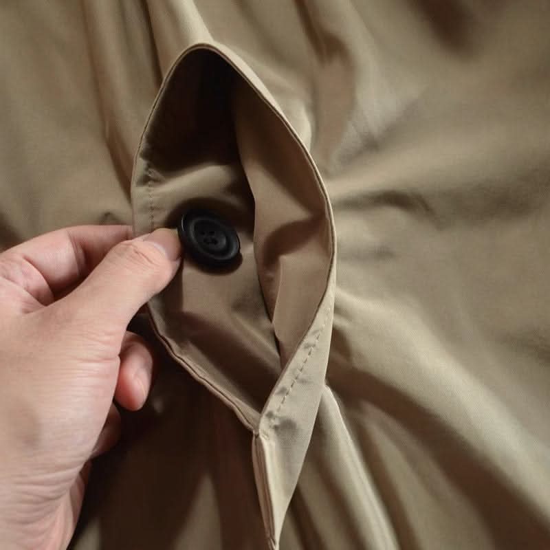 Axel | Button-Front Coat with Shirt Collar