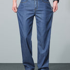 Trent | Relaxed Straight-Leg Jeans with Patch Pockets