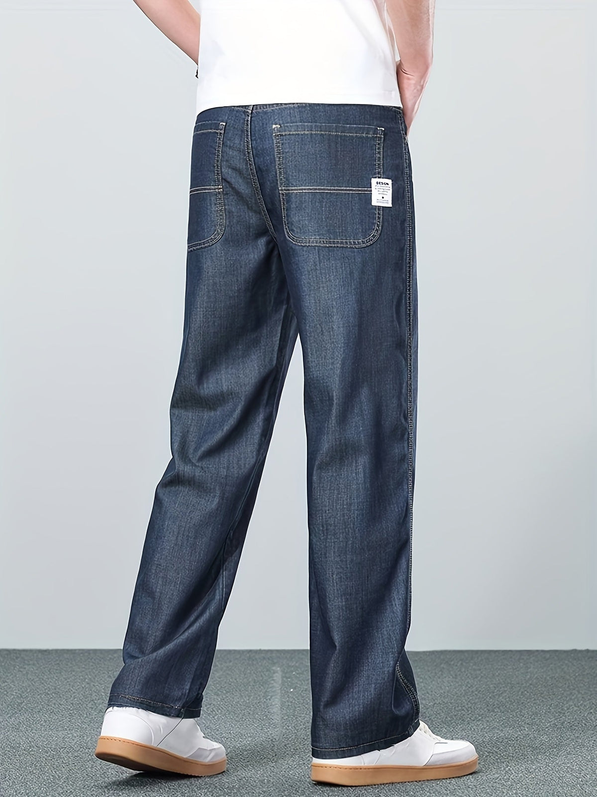 Trent | Relaxed Straight-Leg Jeans with Patch Pockets