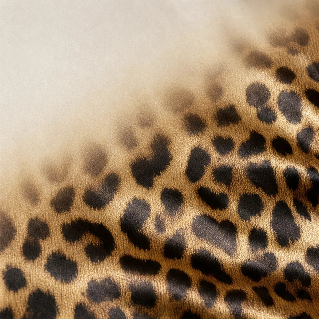 Oriana Muse Shirt | Ombré Leopard-Print Satin 7