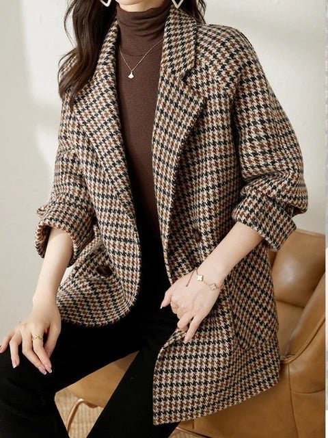 Allie | Double-Breasted Jacket with Notched Lapel