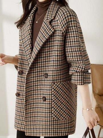 Allie | Double-Breasted Jacket with Notched Lapel