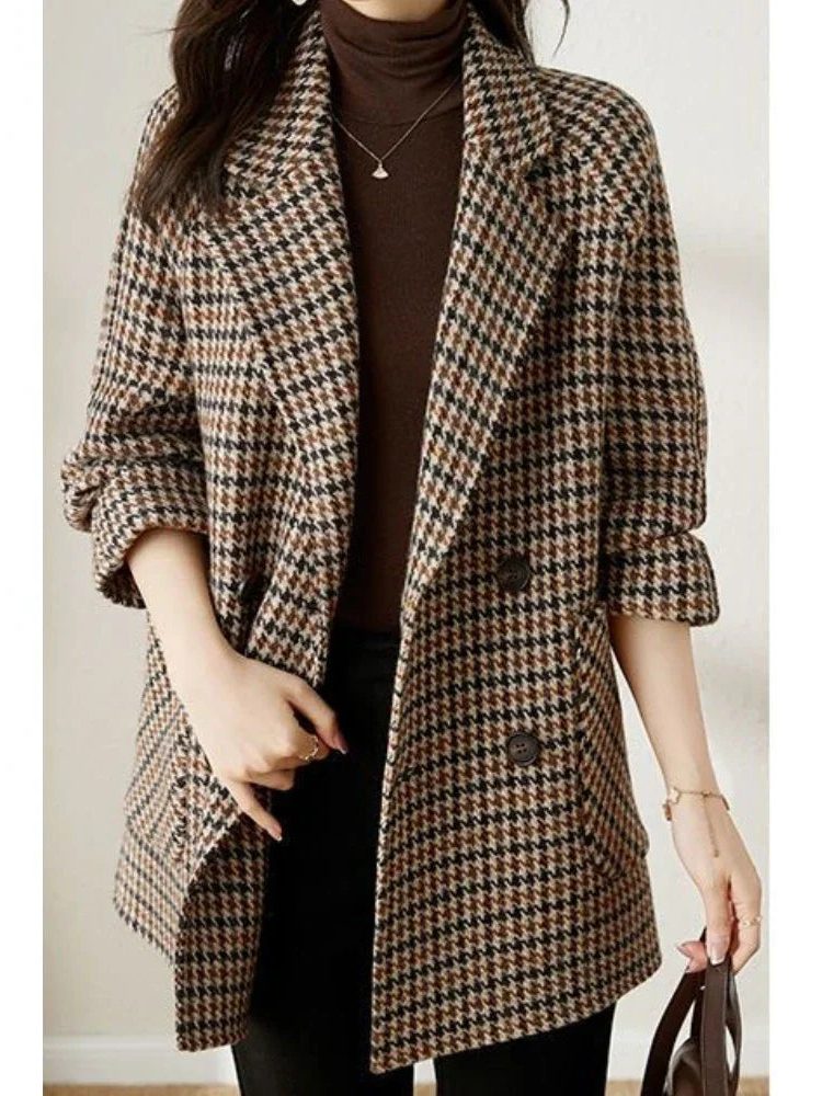 Allie | Double-Breasted Jacket with Notched Lapel