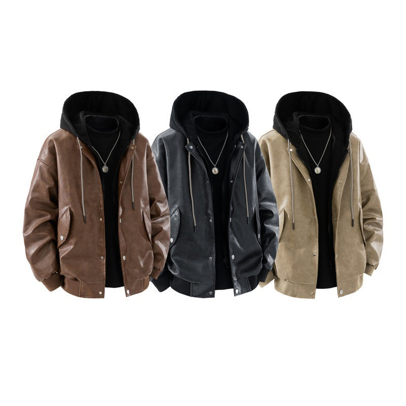Calvin | Hip-Length Snap Jacket with Flap Pockets