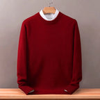 Reed | Round-Neck Knit Top with Ribbed Cuffs