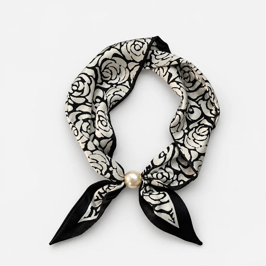 Whitney | Faux Pearl Magnetic Scarf Clasp