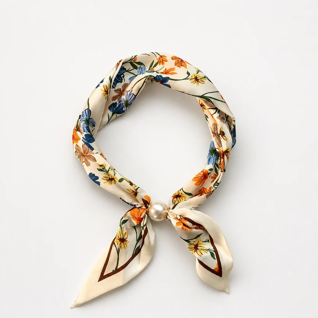 Pearly Scarf Clasp | Faux Pearl Magnetic Closure 14