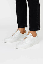 Braxton | Perforated Sneakers with Padded Ankle Collar