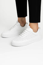 Braxton | Perforated Sneakers with Padded Ankle Collar