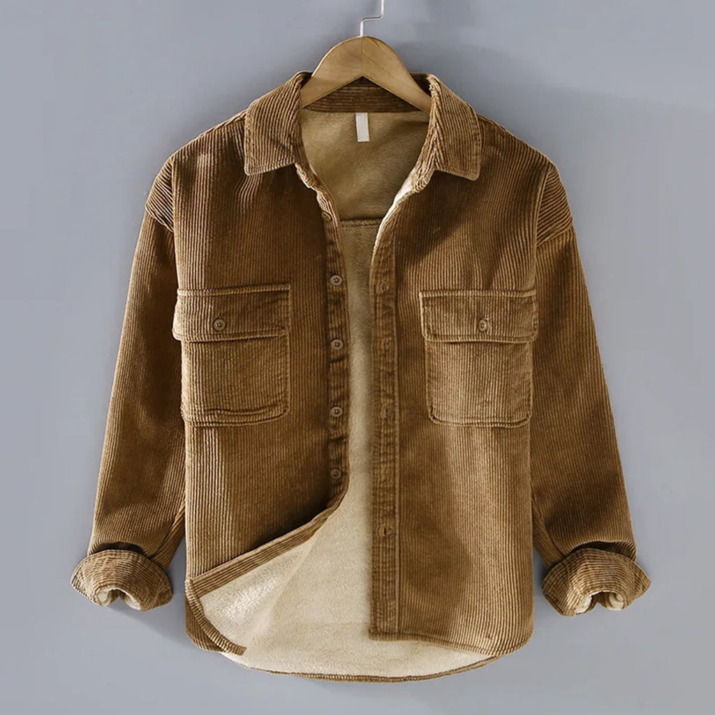 Peter | Corduroy Jacket with Button Closure