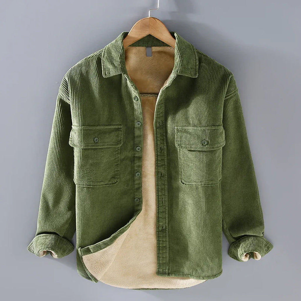 Peter | Corduroy Jacket with Button Closure