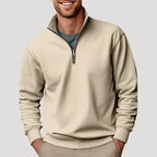 Pura Herresweater | Klassisk Quarter Zip, Løs Pasform 1