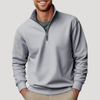 Pura Herresweater | Klassisk Quarter Zip, Løs Pasform 3