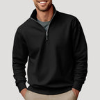 Pura Herresweater | Klassisk Quarter Zip, Løs Pasform 4