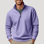 Pura Herresweater | Klassisk Quarter Zip, Løs Pasform 5