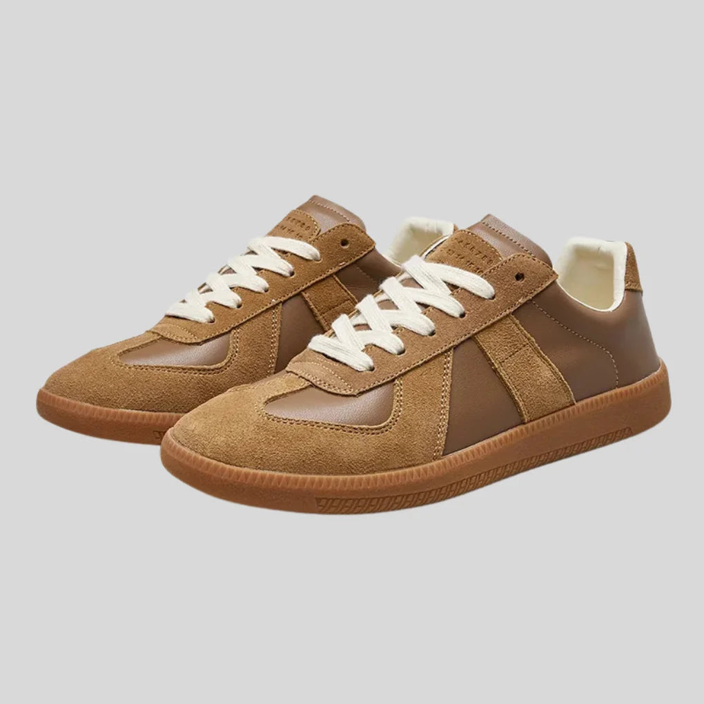 Olga | Low-Top Sneakers with Contrast Panels