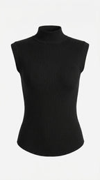 Lorelei | Figure-Hugging Ribbed Turtleneck Top