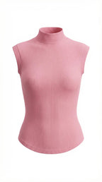 Lorelei | Figure-Hugging Ribbed Turtleneck Top