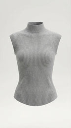 Lorelei | Figure-Hugging Ribbed Turtleneck Top