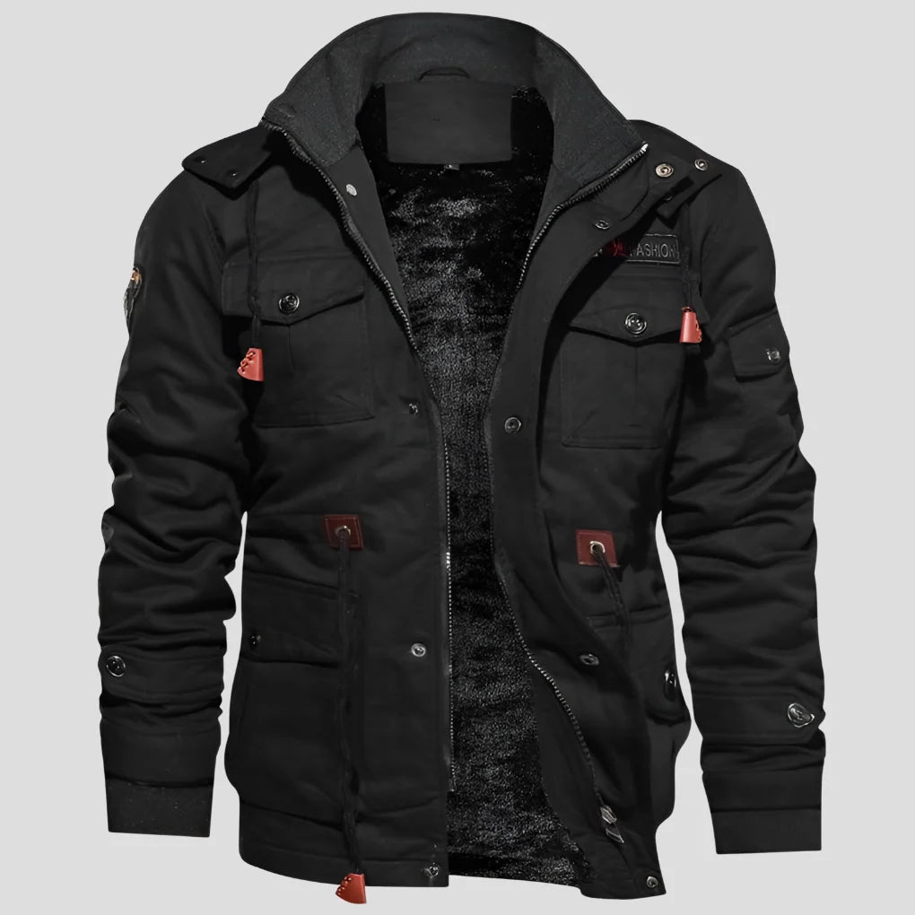 Eli | Hooded Field Jacket with Drawstring