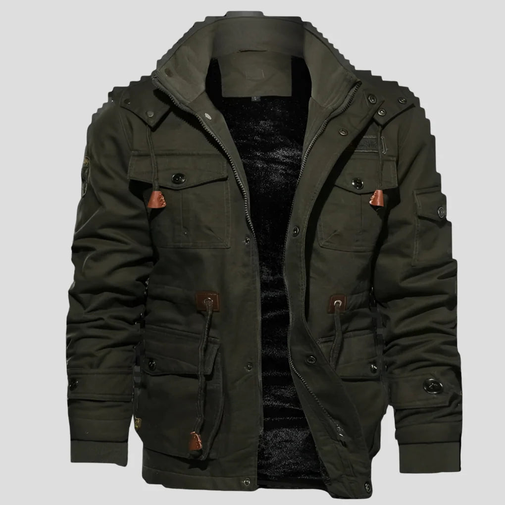 Eli | Hooded Field Jacket with Drawstring