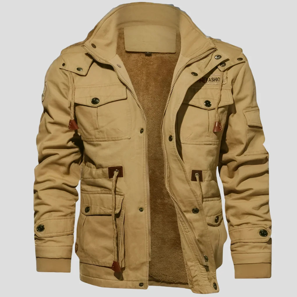 Eli | Hooded Field Jacket with Drawstring