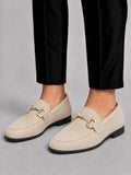 Brian | Loafers with Buckle Detail and Low Block Heel