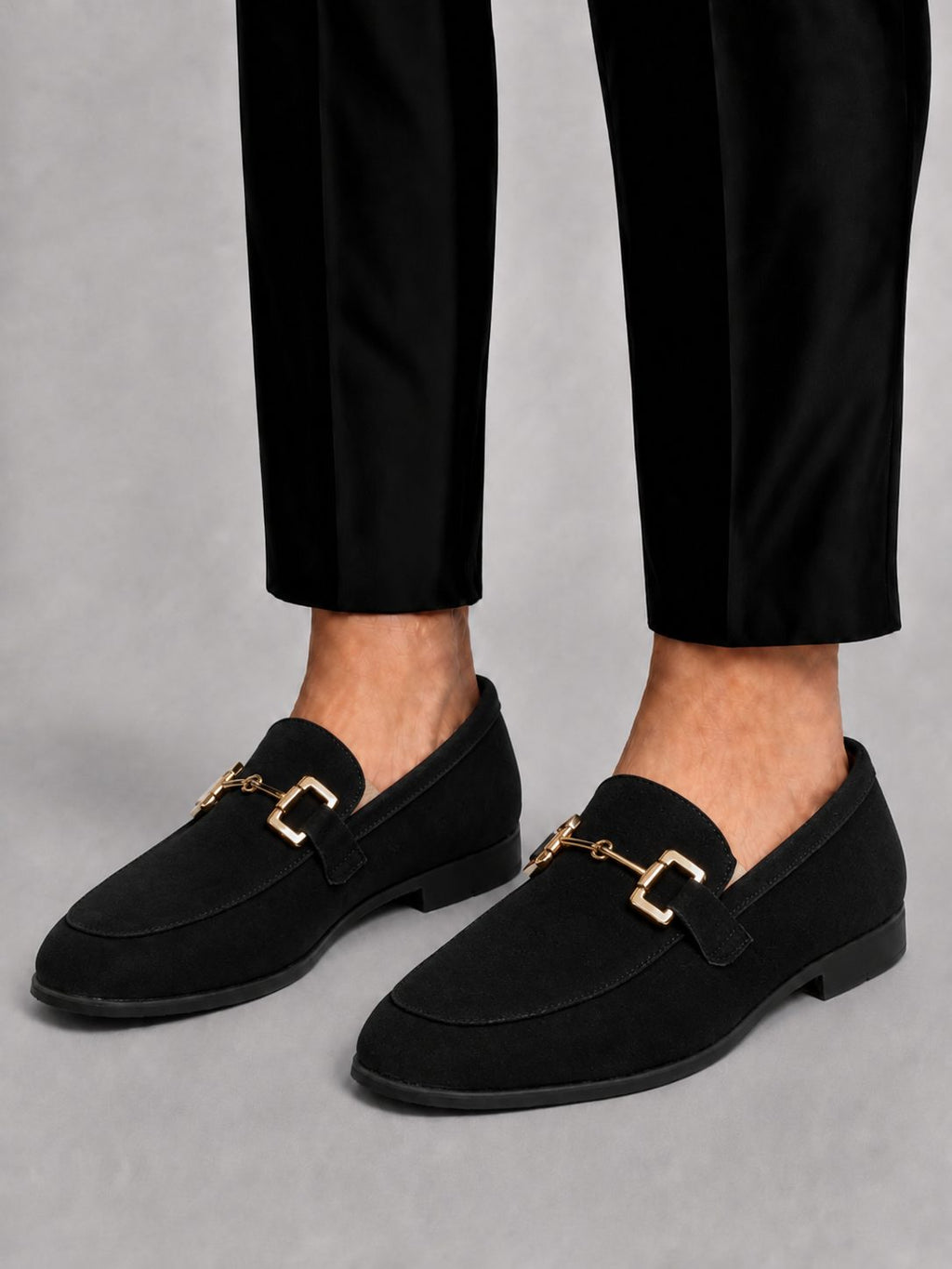 Brian | Loafers with Buckle Detail and Low Block Heel
