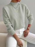 Brinley | Turtleneck Sweater with Dropped Shoulders