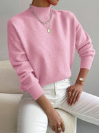 Brinley | Turtleneck Sweater with Dropped Shoulders