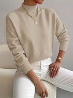 Brinley | Turtleneck Sweater with Dropped Shoulders