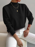 Brinley | Turtleneck Sweater with Dropped Shoulders