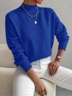 Brinley | Turtleneck Sweater with Dropped Shoulders