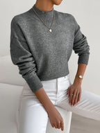 Brinley | Turtleneck Sweater with Dropped Shoulders