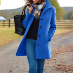 Kaitlyn | Single-Breasted Lapel Coat with Pockets