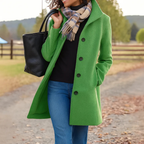 Kaitlyn | Single-Breasted Lapel Coat with Pockets