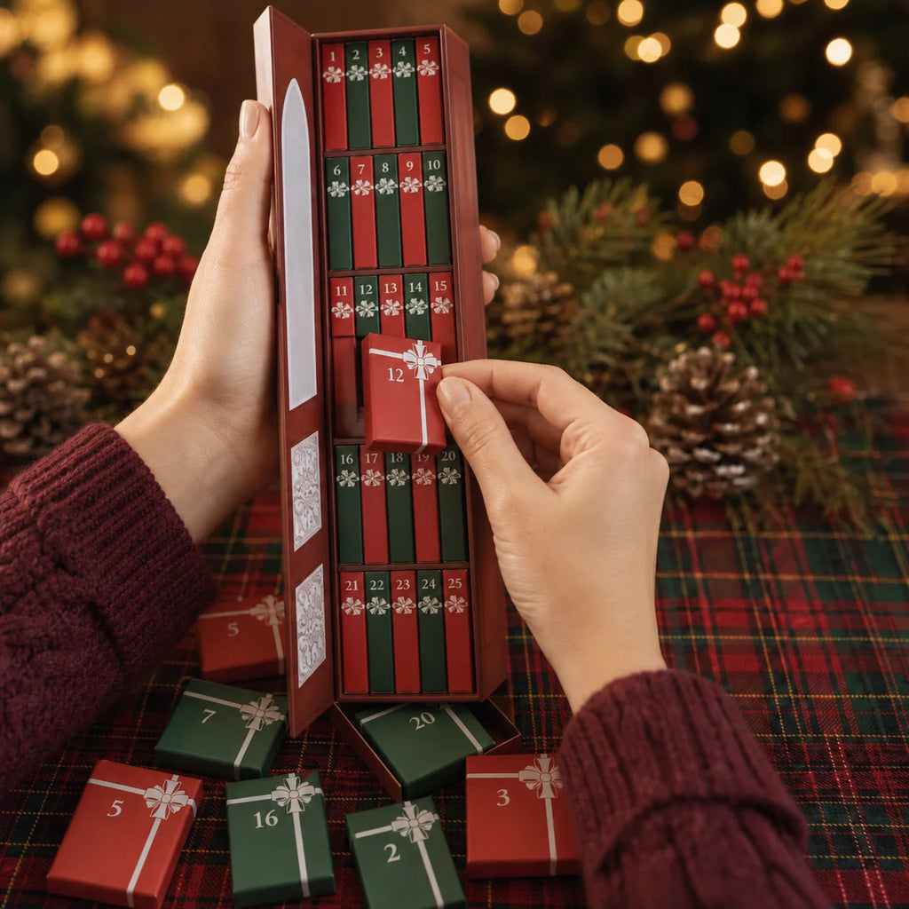 Sable Mini Advent Calendar | 24 Miniature Books, Reusable Ornaments 2