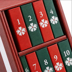 Sable Mini Advent Calendar | 24 Miniature Books, Reusable Ornaments 8