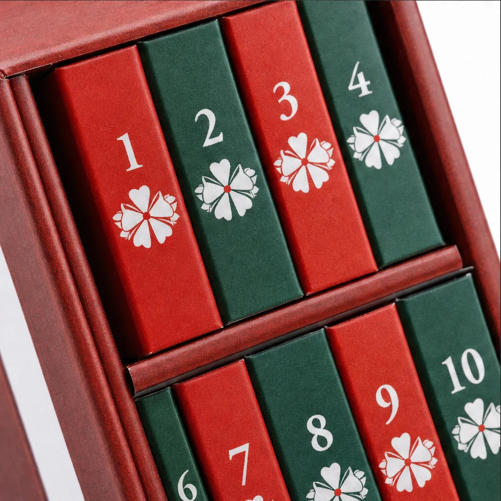 Sable Mini Advent Calendar | 24 Miniature Books, Reusable Ornaments 8