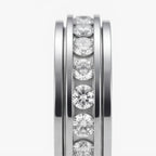 Aurora | Spinner Ring with Clear Stones