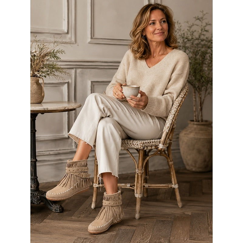 Esme | Ankle Boots with Side Zipper