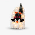 Snowlyn Penguin Staircase Display | Lighted Plush Snow Base for Holiday Decoration 0
