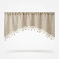 Starhollow Café Curtain | Scalloped Star-Lace, Polyester 0