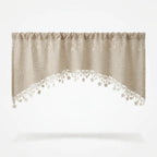 Starhollow Café Curtain | Scalloped Star-Lace, Polyester 0